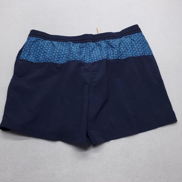 Caribbean Swimwear Drawstring Outdoor Swimming Trunks Mens Size XL Blue - Picture 6 of 8
